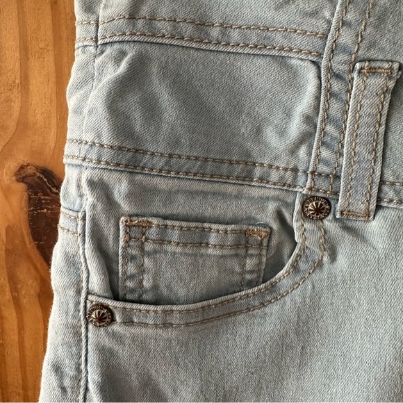 Wax Jean Mid Rise Skinny Light Wash - Size 7 - Picture 5 of 13